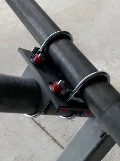 Utilizing pipe clamps and TorqNut